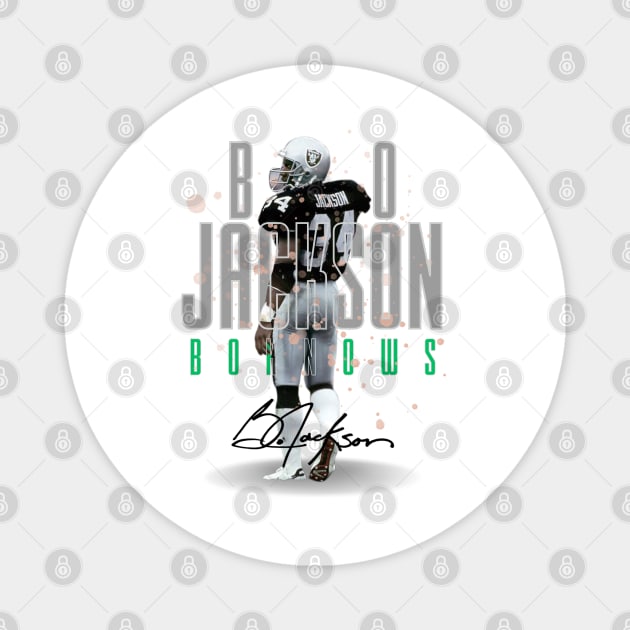 Bo Jackson Aesthetic Tribute 〶 Magnet by Terahertz'Cloth